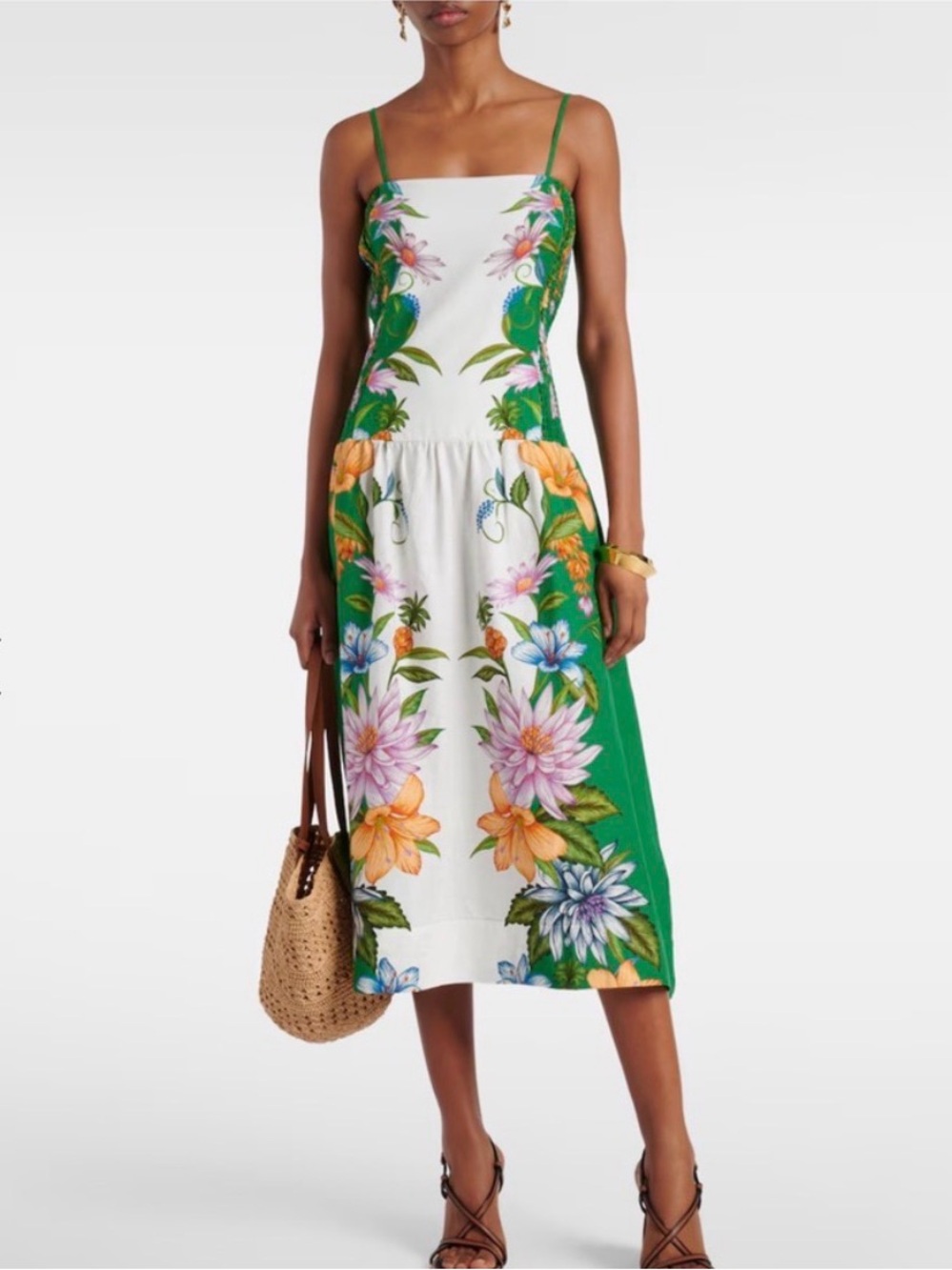 Farm Rio Sweet Bloom Dreamscape dress